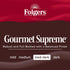 9.6 (Pack 6) Folgers Gourmet Supreme Medium Dark Roast Ground Coffee, Ounces