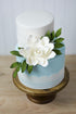1 Count Global Sugar Art Gardenia Sugar Cake Flowers Jumbo White with Wire, by Chef Alan Tetreault