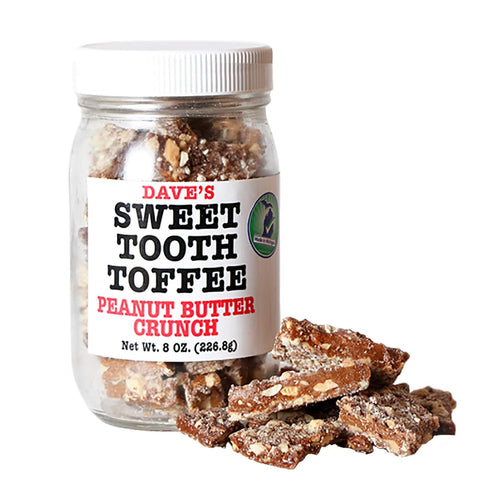 Dave's Sweet Tooth Toffee, Peanut Butter Crunch Flavor with Real Butter, Real