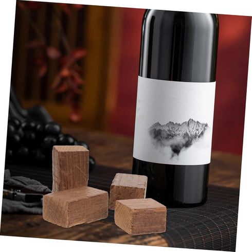 SOLUSTRE Premium Red Wine Flavoring Wood Chips for Home Brewing - Random Shapes