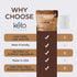 Keto Vitals Instant Keto Coffee Powder - Low-Calorie Sweetened Coffee Packets in Original, Vanilla, & Mocha Flavors -