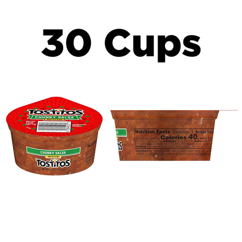 3.8 (Pack 30) Tostitos, Medium Chunky Salsa To Go, Ounce