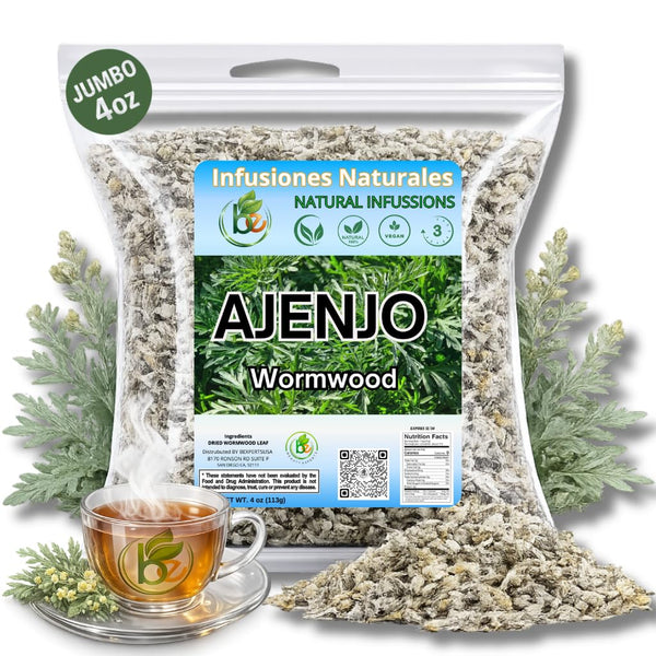 Ajenjo Herbal Tea 4 oz (113g) 100% Natural Mexican Herb Wildcrafted Wormwood