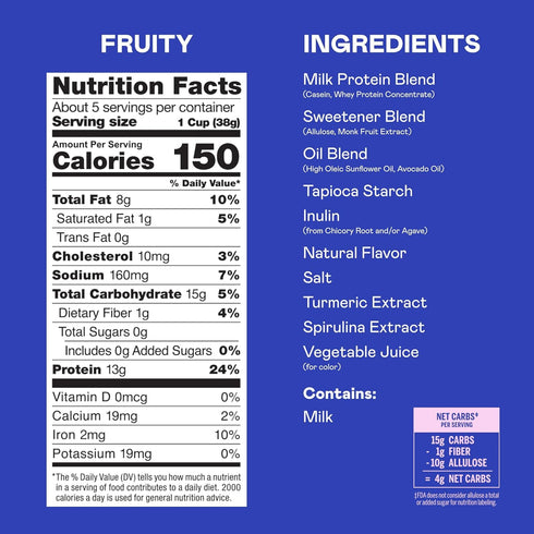 KD Chocolates 7oz Magiic Spoon Fruity Keto and Grain-Free Cereal