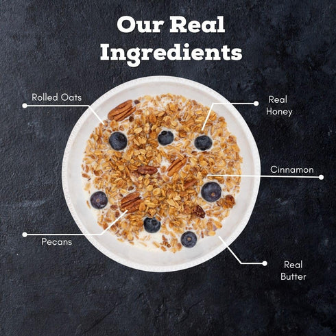 Granola Factory 11 (Pack 3) Honey Pecan, All-Natural, Sweet and Salty Breakfast Cereal and Snack (Honey Pecan) ounce