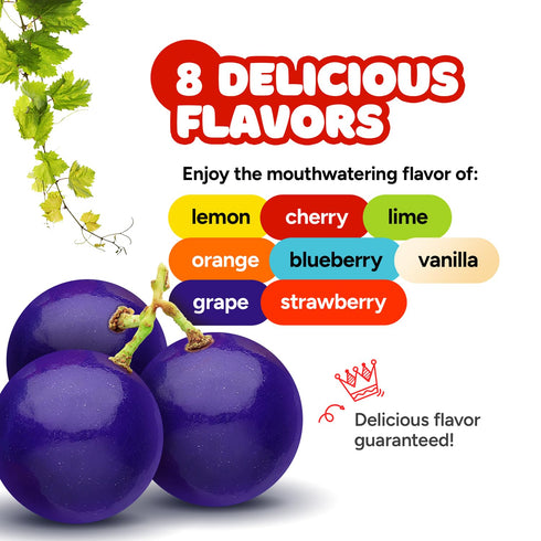 1 Inch 3.8 Lb Gumballs for Gumball Machine - Large Gumballs - Assorted Fruit Flavored Bubble Gum for Kids - Sweet Gum