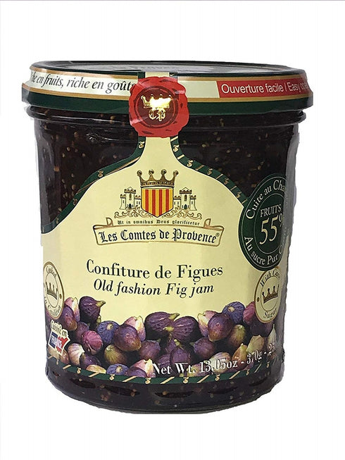 Les Comtes de Provence Imported From Provence France Old Fashion Jams and Preserves (Fig Jam, 13.05