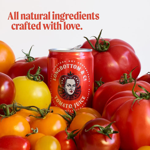 (4 Pack) 7.5 Oz Longbottom & Co. Virgin Bloody Mary Mix Tomato Juice | Premium Cocktail Mixer Made with Fresh Pressed