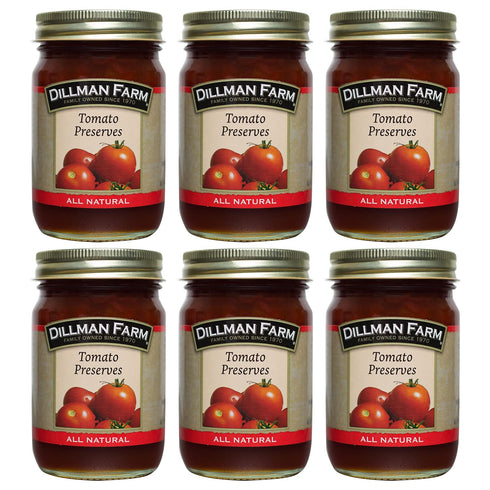 Dillman Farm All Natural Tomato Preserves - Gluten-Free, Non-GMO, Vegan, Kosher, Eco-Friendly,
