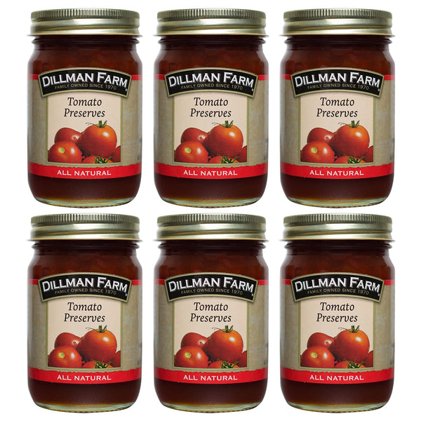 Dillman Farm All Natural Tomato Preserves - Gluten-Free, Non-GMO, Vegan, Kosher, Eco-Friendly,