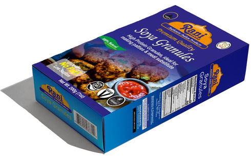 7oz (200g) Rani Soya Granules (High Protien) ~ All Natural, Salt-Free | Vegan | No Colors | Gluten Friendly | NON-GMO |