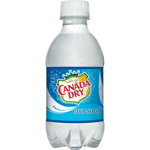 10 oz 6 pack Canada Dry Club Soda, fl plastic bottles