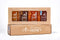 Bee Harmony Rare Varietals Honey Flight, Mini Honey Gift Set, 4 Jars,