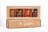 Bee Harmony Rare Varietals Honey Flight, Mini Honey Gift Set, 4 Jars,
