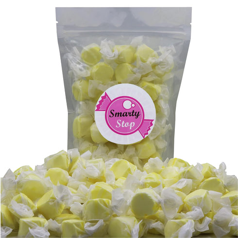 Smarty Stop (3 (Pack 1)) Sweet Salt Water Taffy All Color~ (Buttered Popcorn) Pound