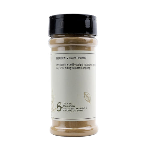 (2.64 Olive & Vine Ground Rosemary, Earthy & Piney Flavor, Seasoning for Roasts, Soups, and Stews, With Rich Tradition