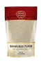 Spicy World Brown Rice Flour 5 LB Bulk | Resealable Bag | USA Grown,