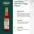100% 16.9 oz Ponti Italian Red Wine Vinegar for Cooking - Organic Red Wine Vinegar with Balanced Acidity & Harmonious