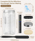 50oz 1 Pack) Sourdough Starter Jar Kit, Large Capacity Sourdough Jar, Wide Mouth Sourdough Bread Starter Kit