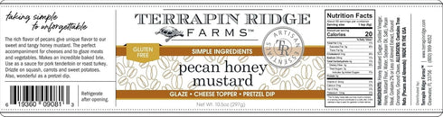 10.5 Terrapin Ridge Farms Pecan Honey Mustard Two Ounce Jars