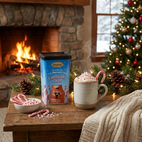 STEPHEN'S 14 OZ (Pack 3) Gourmet Hot Cocoa, Candycane Cocoa Milk