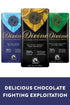 70% 3oz. (12 Pack) Divine Chocolate Bars - Dark Chocolate with Ginger & Orange - Made with Fairtrade Cocoa, Natural
