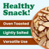 12 Food to Live Dry Roasted Natural Sliced Almonds with Himalayan Salt, Ounces Unblanched Nuts, Oven Toasted, Lighly