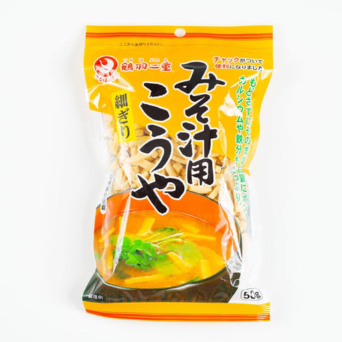 Bright Therapy 3 26g Koya Tofu thin cut for Miso Soup, curries, stir fries, bags, of Protein per bag, High Protein