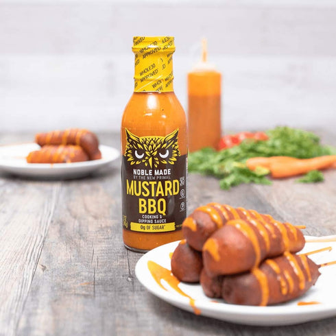 13 Oz Noble Made, Mustard barbecue Sauce, Fl