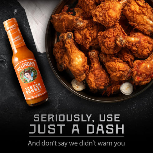 5oz, 3 Pack Melindas Scotch Bonnet Hot Sauce - Gourmet Scotch Bonnet Pepper Sauce - Made with Scotch Bonnet Peppers