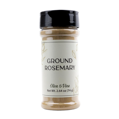 Olive & Vine Ground Rosemary, Earthy & Piney Flavor, Seasoning for Roasts,