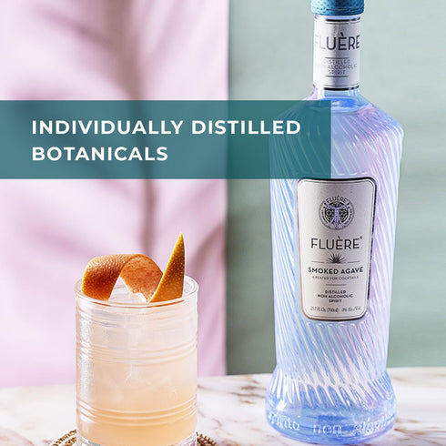 FLURE Smoked Agave | Zero Proof Mezcal Alternative | Non-Alcoholic Distilled Spirit | Made With Natural Agave Juice