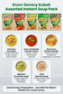 Snacks ByEurop Pack 5 Hot Cup Instant Soup Knorr Goracy Kubek Assorted