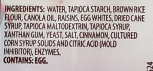 Udi's Gluten Free Bagels with Cinnamon and Raisin Flavor