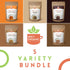 Set 4 Oz 100% SPICY ORGANIC Spice Gift | Each | Cinnamon, Ginger, Mace, Cardamom Powder & Whole Clove | Pure USDA