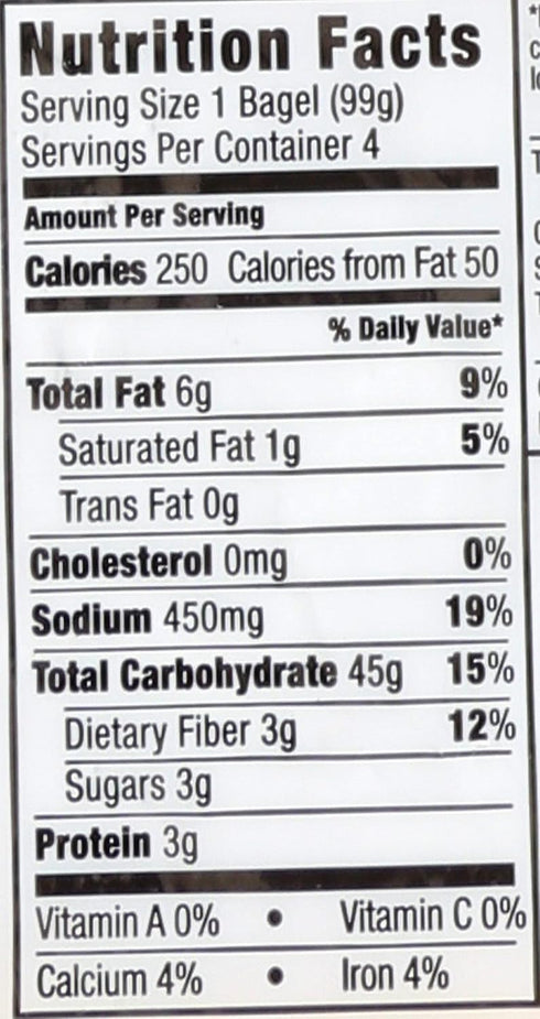 Canyon Bakehouse 14 oz (frozen) , Plain Bagels