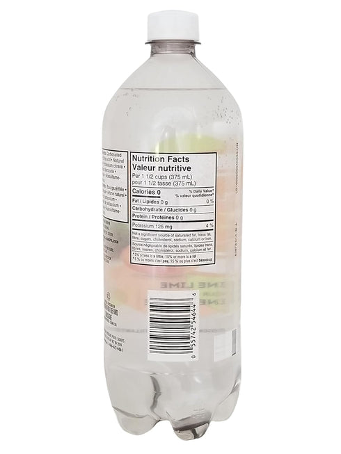 Compliments 1L/35.2 oz FIZZY Tangerine Lime Flavored Sparkling Water, fl