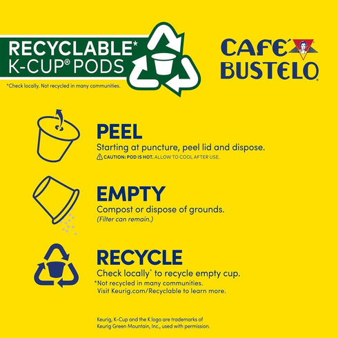 48 Packs Caf Bustelo Espresso Roast K Cup