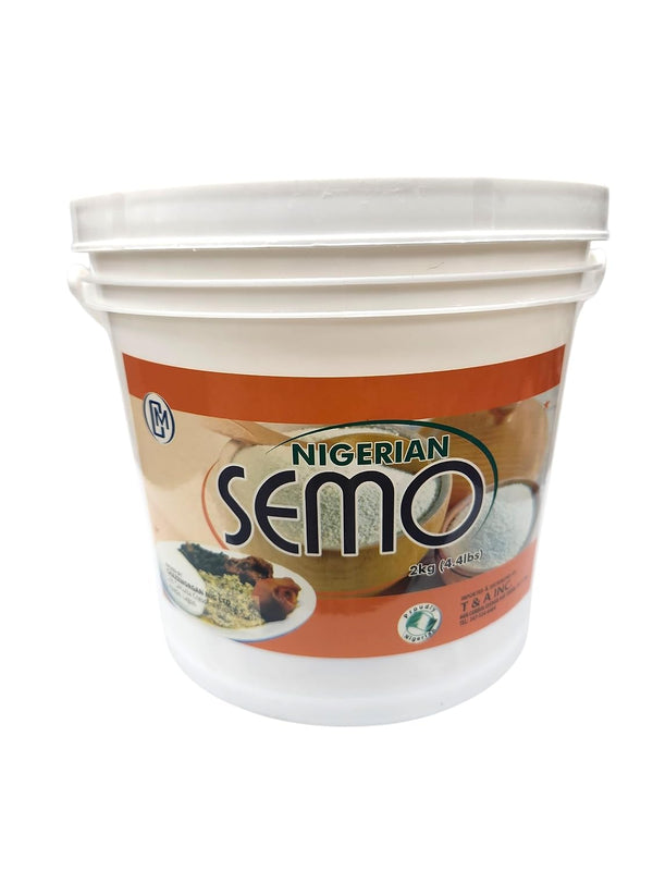 Generic Nigerian Semo Flour, 2kg (4.4lbs), Traditional Semolina