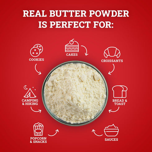 2LB (Pack 1) Hoosier Hill Farm Real Butter Powder