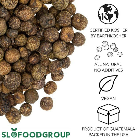 16 oz Slofoodgroup Allspice Berries Whole for Cooking, Pimento Berries from Guatamela