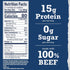 100% 15g 3.5 (Pack 4) Wild River Original Beef Jerky, Old Fashioned Beef Jerky, Gluten Free, Deliciously Seasoned