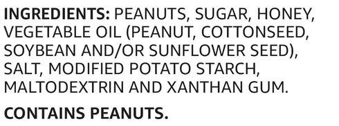 42 Amazon Brand - Happy Belly Peanuts, Honey Roasted, Ounce