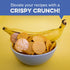 1.4 oz Pack 12 Baked Sweet Plantain Crisps by GOOD CHIPS! Crispy, Crunchy, Oil-Free, Healthy Maduritos - bags