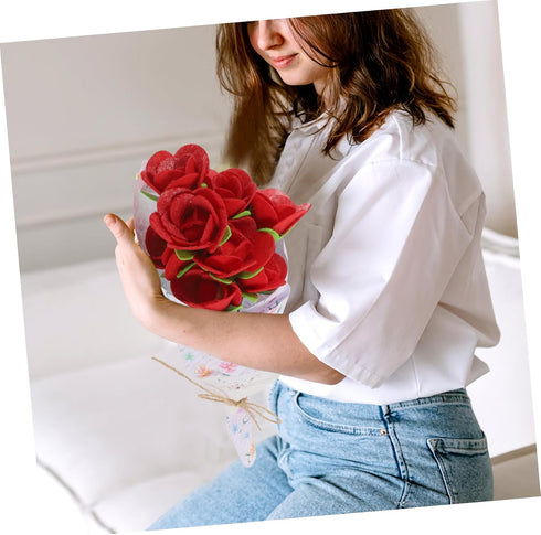 2 Sets Package ARTIBETTER Bouquet Material Rose Wildflower Bouquet Roses Flowers Kids Crafts for Kids DIY Craft Kit