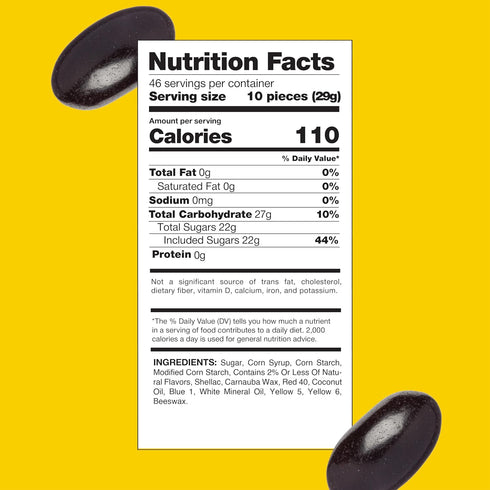 3 Pack Black Licorice Jelly Beans - Pound - Old Fashioned Candy - Bulk Jelly Beans for Retro Buffets, Gift Baskets