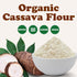 1 100% Food to Live Organic Cassava Flour, Pound Non-GMO, Raw Yuca Root Powder, Pure, Kosher, Vegan Superfood, Paleo