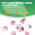 150G/5.3OZ Frozen 100% Freeze Dried Dragon Fruit Chunks, Freeze Dried Fruit, Dragon Fruit, No Sugar Added, Natural