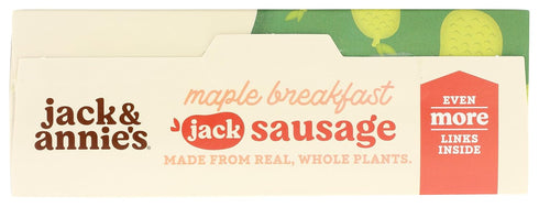7.8 Jack & Annie's, Sausage Links Plant Based Maple Breakfast, Ounce