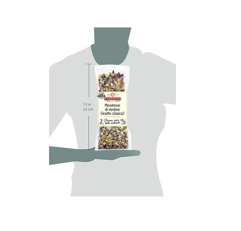 100% 7oz 1-Pan Classic Italian Minestrone-Tiberino's Real Italian Meals - Natural & Sun-Dried Ingredients from Italy |